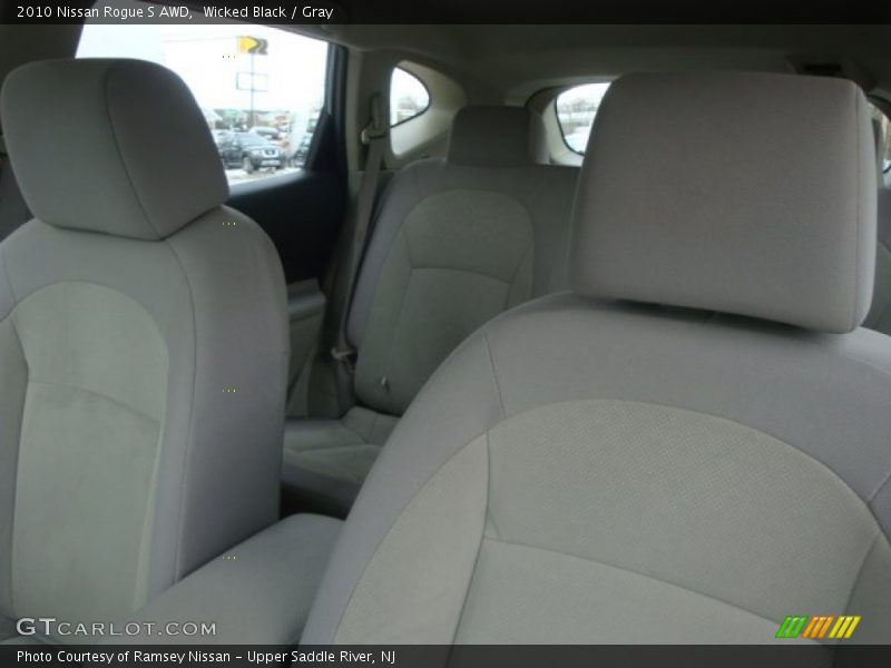Wicked Black / Gray 2010 Nissan Rogue S AWD