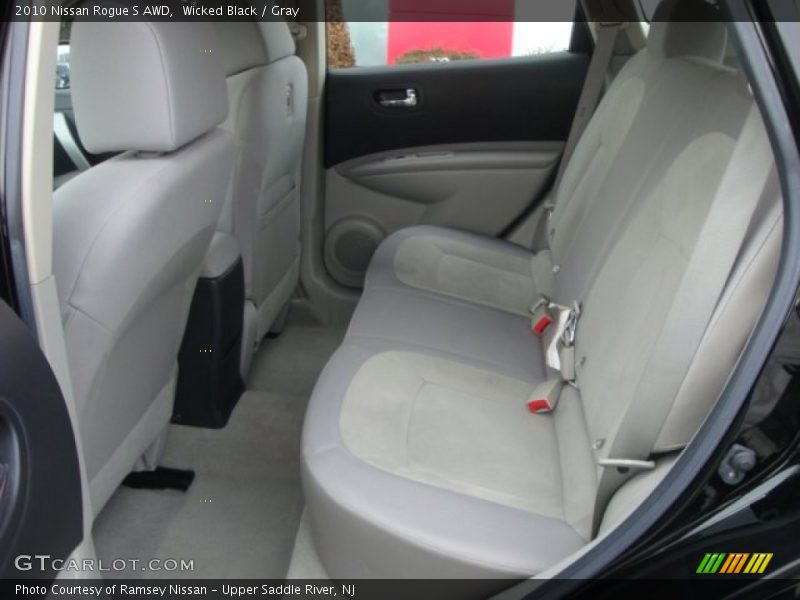 Wicked Black / Gray 2010 Nissan Rogue S AWD