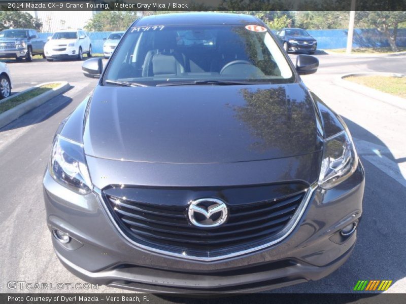 Meteor Gray Mica / Black 2014 Mazda CX-9 Grand Touring