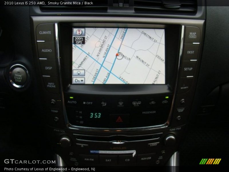 Smoky Granite Mica / Black 2010 Lexus IS 250 AWD
