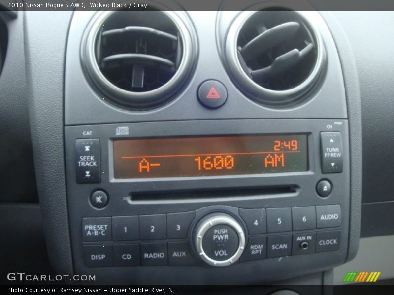 Wicked Black / Gray 2010 Nissan Rogue S AWD