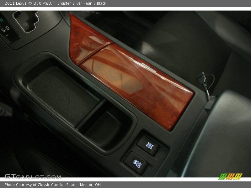 Tungsten Silver Pearl / Black 2011 Lexus RX 350 AWD