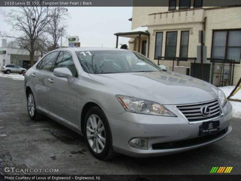 Tungsten Silver Pearl / Black 2010 Lexus ES 350