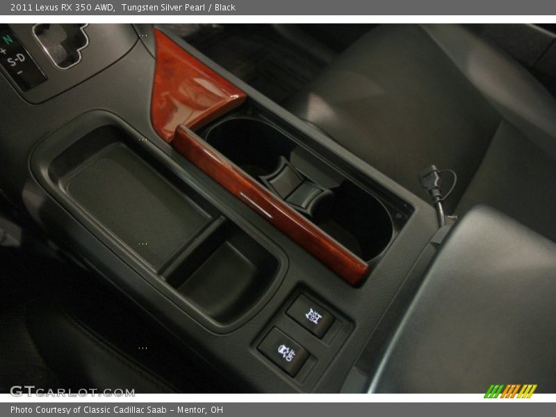 Tungsten Silver Pearl / Black 2011 Lexus RX 350 AWD
