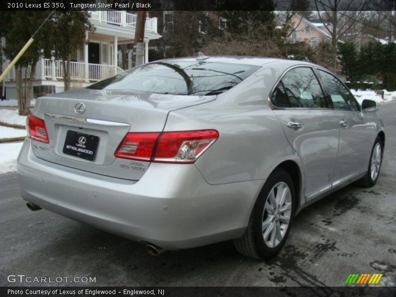 Tungsten Silver Pearl / Black 2010 Lexus ES 350