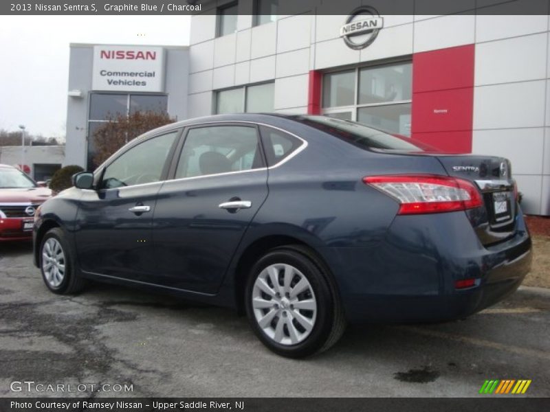 Graphite Blue / Charcoal 2013 Nissan Sentra S