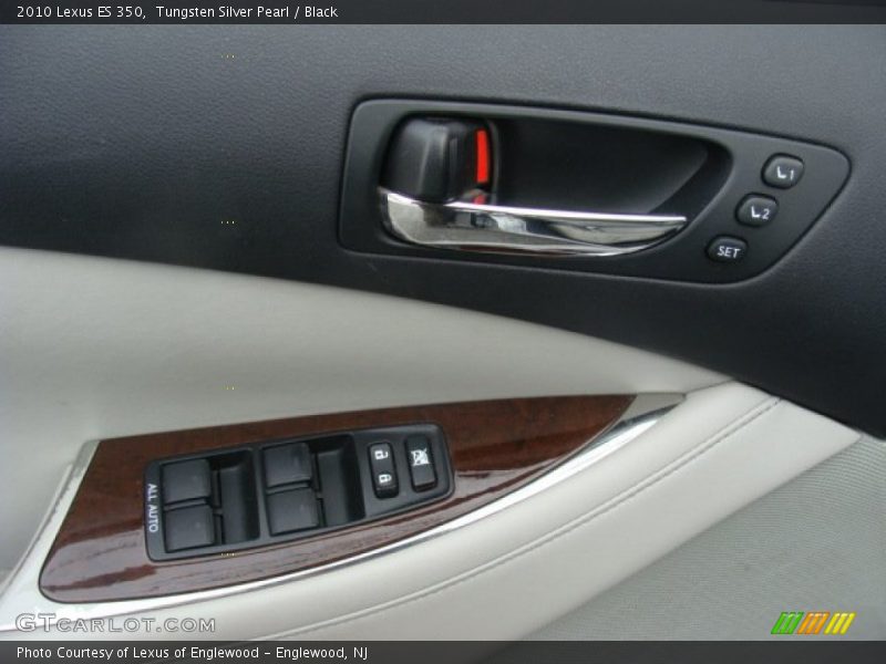 Tungsten Silver Pearl / Black 2010 Lexus ES 350