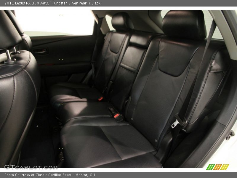 Tungsten Silver Pearl / Black 2011 Lexus RX 350 AWD