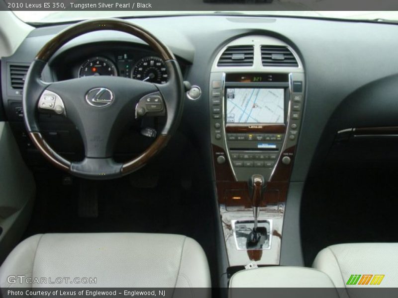 Tungsten Silver Pearl / Black 2010 Lexus ES 350