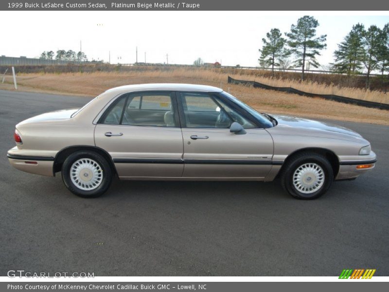 Platinum Beige Metallic / Taupe 1999 Buick LeSabre Custom Sedan