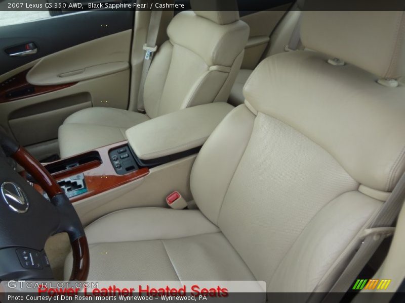 Black Sapphire Pearl / Cashmere 2007 Lexus GS 350 AWD