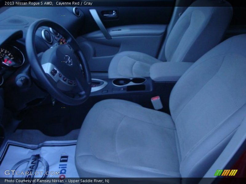 Cayenne Red / Gray 2013 Nissan Rogue S AWD