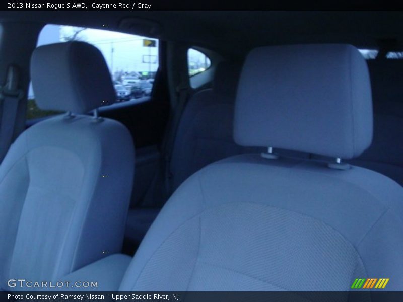 Cayenne Red / Gray 2013 Nissan Rogue S AWD