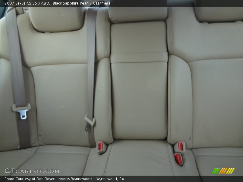 Black Sapphire Pearl / Cashmere 2007 Lexus GS 350 AWD