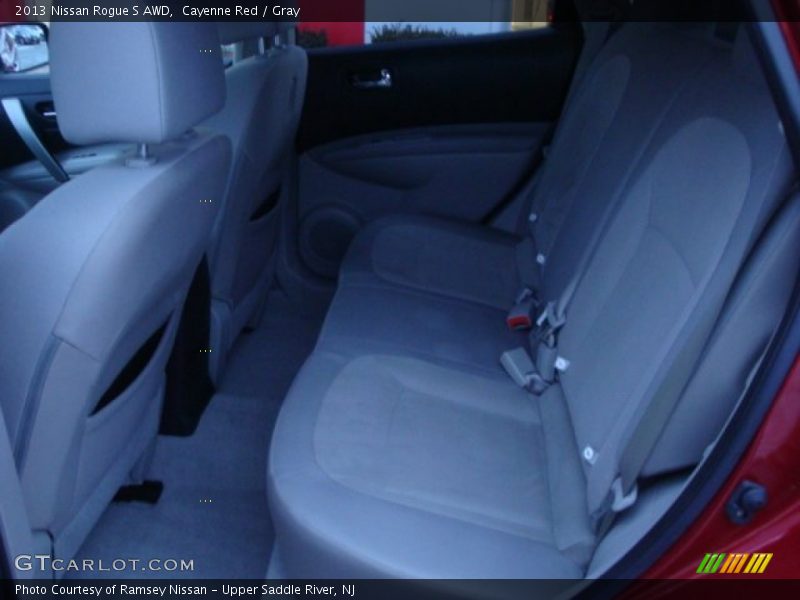 Cayenne Red / Gray 2013 Nissan Rogue S AWD
