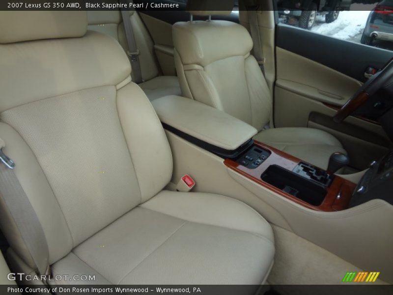 Black Sapphire Pearl / Cashmere 2007 Lexus GS 350 AWD