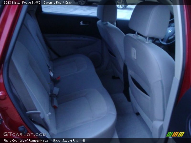 Cayenne Red / Gray 2013 Nissan Rogue S AWD