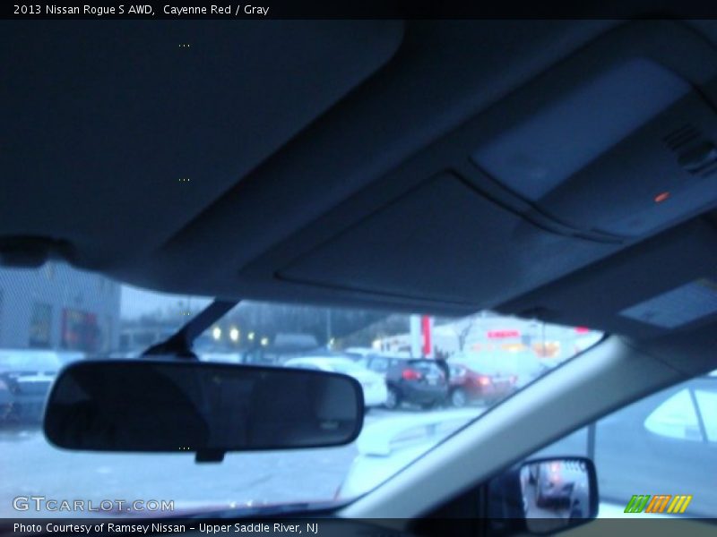 Cayenne Red / Gray 2013 Nissan Rogue S AWD