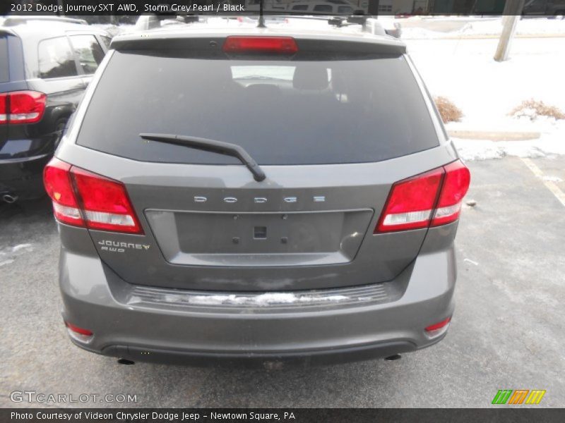 Storm Grey Pearl / Black 2012 Dodge Journey SXT AWD