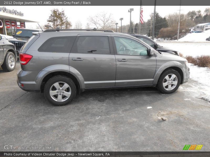 Storm Grey Pearl / Black 2012 Dodge Journey SXT AWD