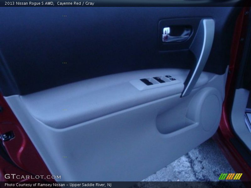 Cayenne Red / Gray 2013 Nissan Rogue S AWD