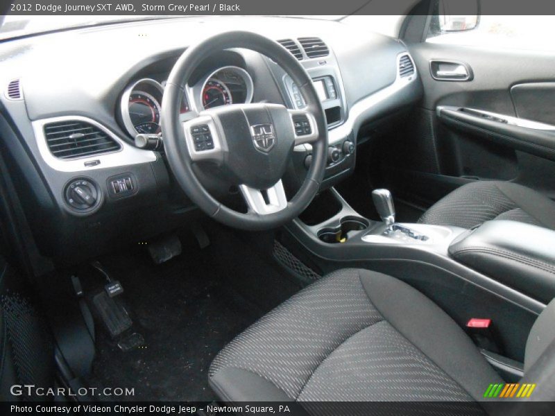 Storm Grey Pearl / Black 2012 Dodge Journey SXT AWD