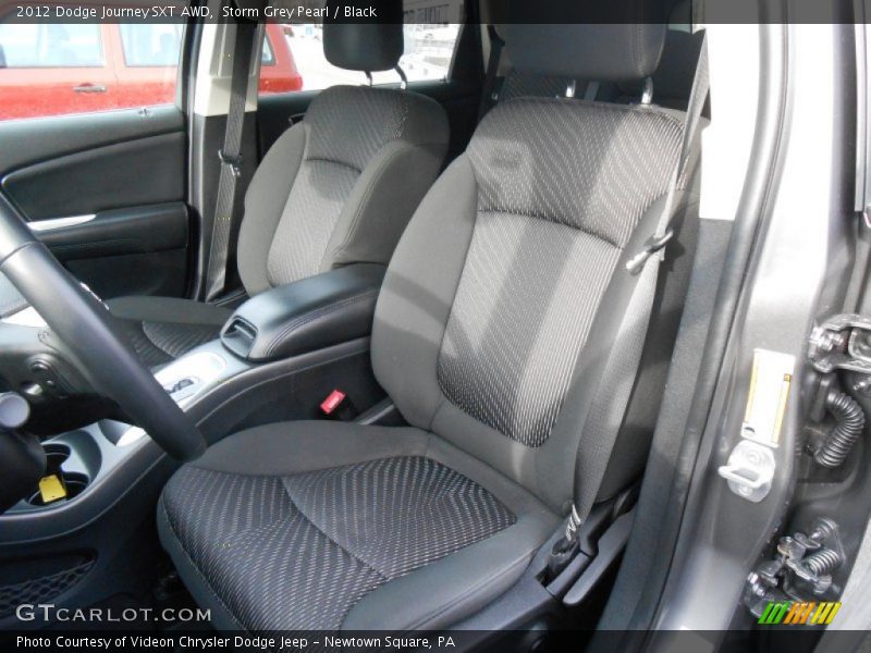 Storm Grey Pearl / Black 2012 Dodge Journey SXT AWD