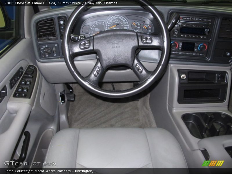 Summit White / Gray/Dark Charcoal 2006 Chevrolet Tahoe LT 4x4