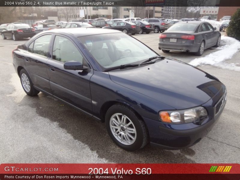Nautic Blue Metallic / Taupe/Light Taupe 2004 Volvo S60 2.4