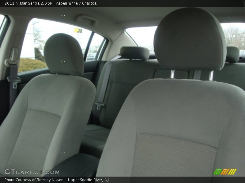 Aspen White / Charcoal 2011 Nissan Sentra 2.0 SR
