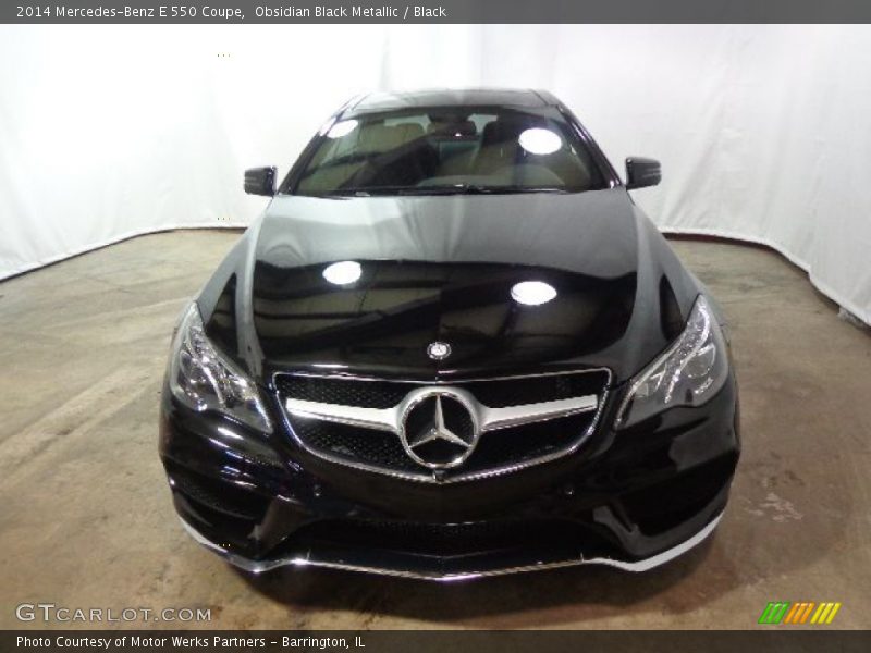 Obsidian Black Metallic / Black 2014 Mercedes-Benz E 550 Coupe