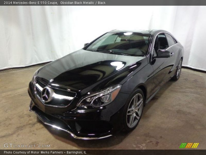 Obsidian Black Metallic / Black 2014 Mercedes-Benz E 550 Coupe