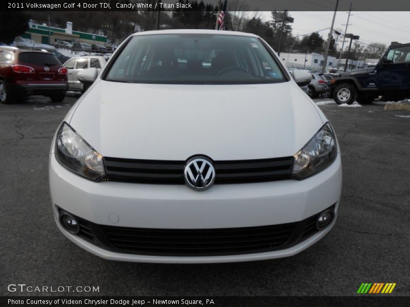 Candy White / Titan Black 2011 Volkswagen Golf 4 Door TDI