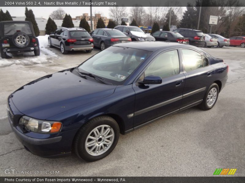 Nautic Blue Metallic / Taupe/Light Taupe 2004 Volvo S60 2.4