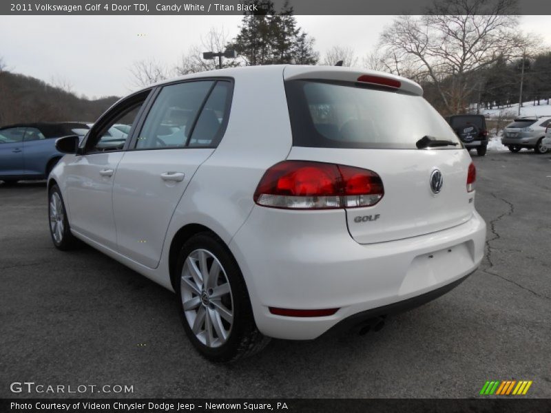 Candy White / Titan Black 2011 Volkswagen Golf 4 Door TDI