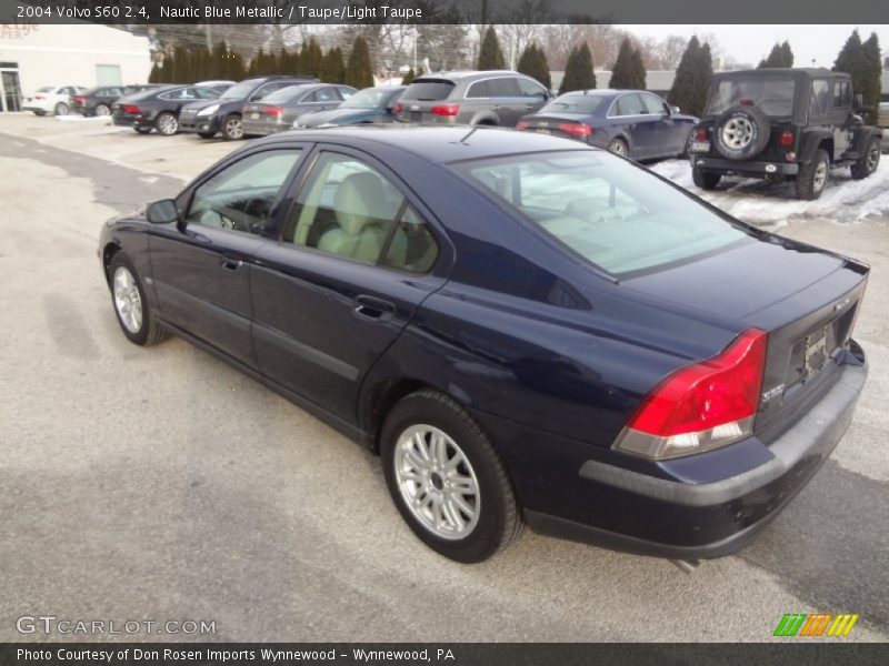 Nautic Blue Metallic / Taupe/Light Taupe 2004 Volvo S60 2.4