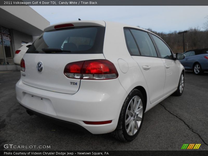 Candy White / Titan Black 2011 Volkswagen Golf 4 Door TDI