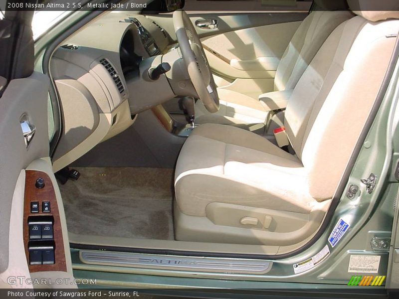 Metallic Jade / Blond 2008 Nissan Altima 2.5 S
