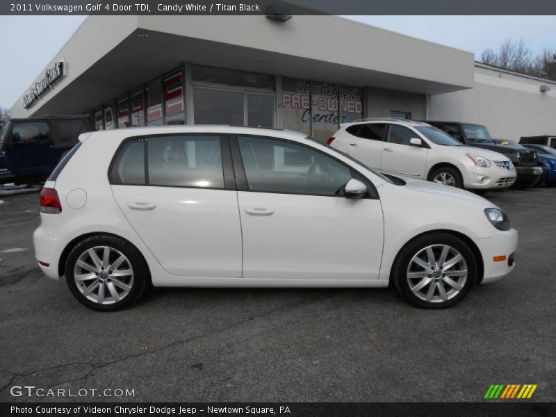 Candy White / Titan Black 2011 Volkswagen Golf 4 Door TDI