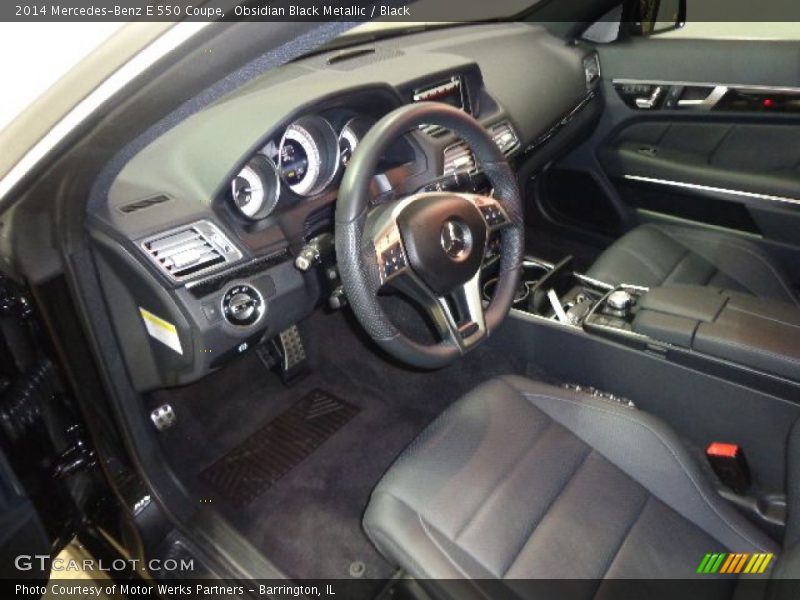 Black Interior - 2014 E 550 Coupe 