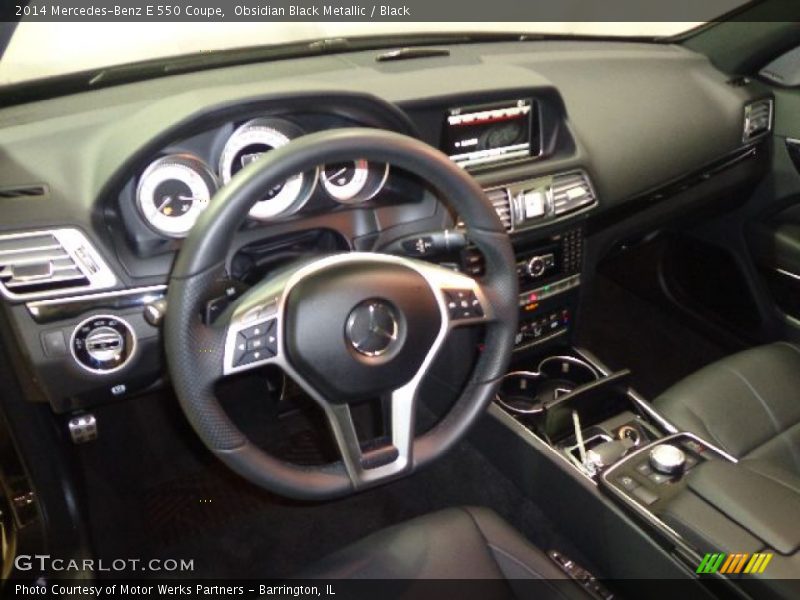 Black Interior - 2014 E 550 Coupe 