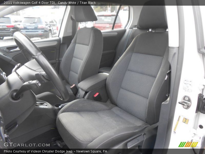 Candy White / Titan Black 2011 Volkswagen Golf 4 Door TDI