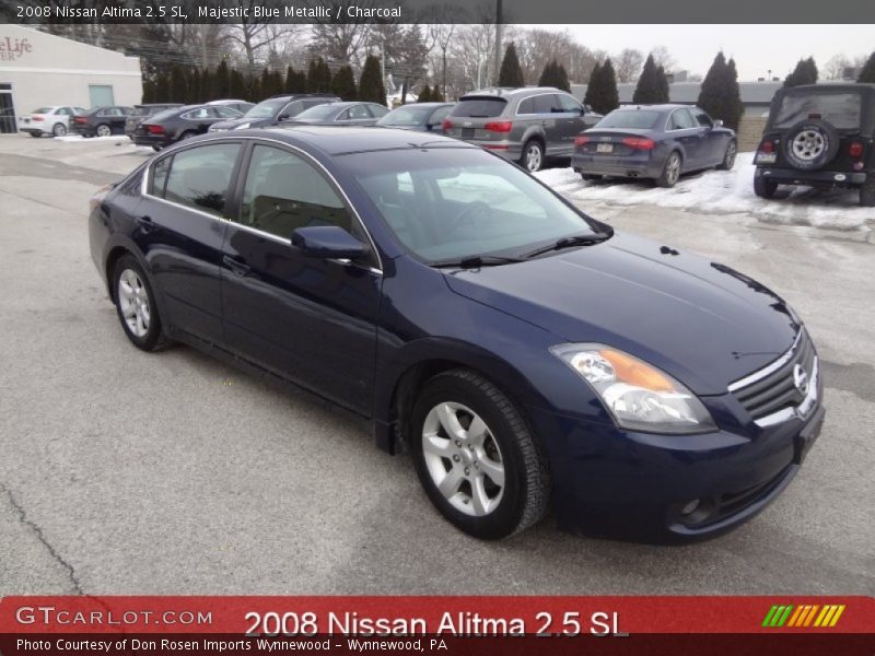 Majestic Blue Metallic / Charcoal 2008 Nissan Altima 2.5 SL