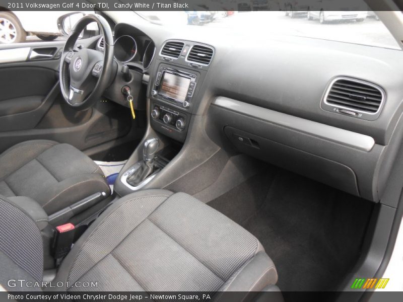 Candy White / Titan Black 2011 Volkswagen Golf 4 Door TDI