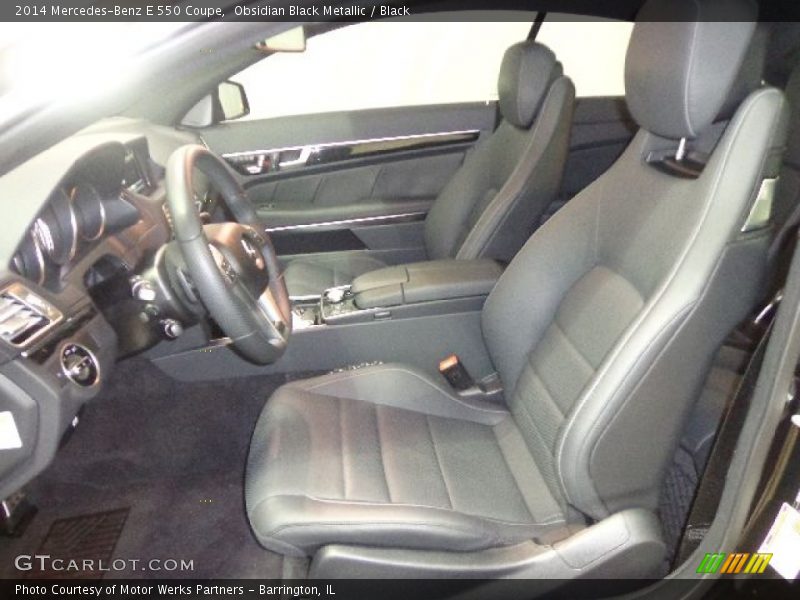 Front Seat of 2014 E 550 Coupe