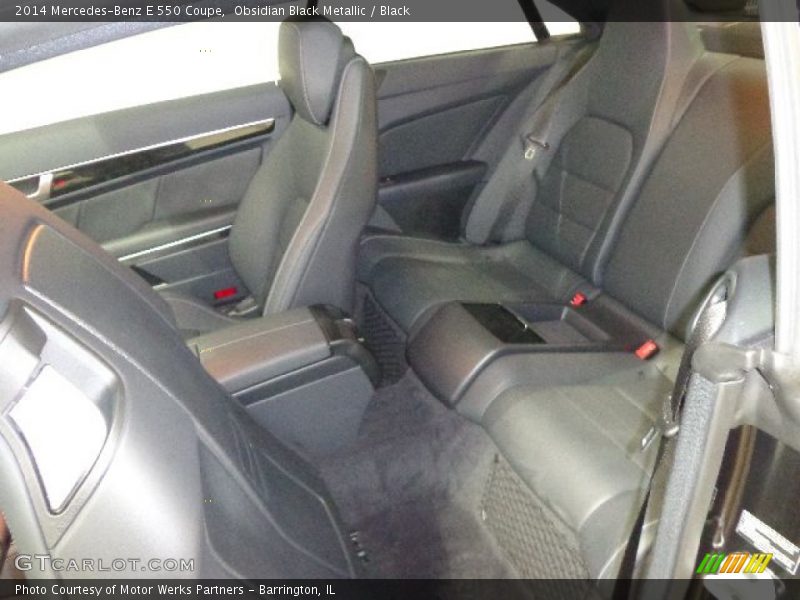 Rear Seat of 2014 E 550 Coupe