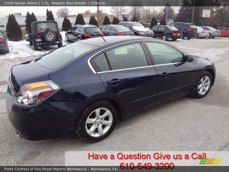 Majestic Blue Metallic / Charcoal 2008 Nissan Altima 2.5 SL