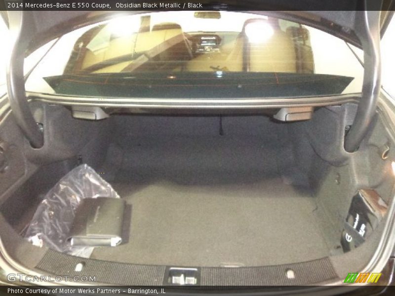  2014 E 550 Coupe Trunk