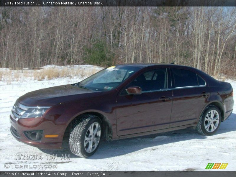 Cinnamon Metallic / Charcoal Black 2012 Ford Fusion SE
