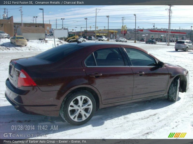Cinnamon Metallic / Charcoal Black 2012 Ford Fusion SE
